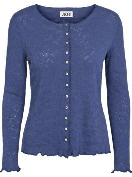 Cardigan 13556-J in Blueberry Melange (118j) von Jalfe