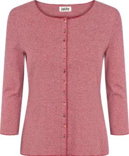 Cardigan 3/4 Arm Coral Mouse Fine Stripes (466) von Jalfe