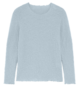 Shirt 4502 Blue Mist Bubble Wool von Blusbar