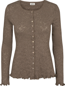 Cardigan 13556-J in Brown Melange (123J) von Jalfe