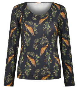 Basic Shirt long sleeve Grey von Heart