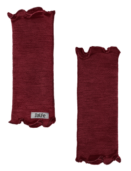 Pulswärmer Dark red Melange Eylet von Jalfe