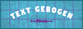 Textzeile 70cm