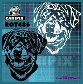 Aufkleber Rottweiler 486