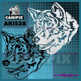 Aufkleber Akita Inu 528