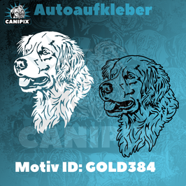 Aufkleber  Golden Retriever 384