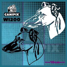 Aufkleber Whippet 200