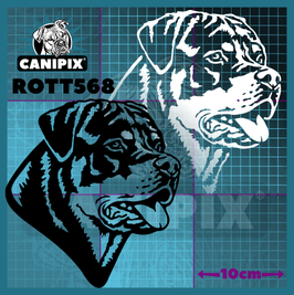 Aufkleber Rottweiler 568