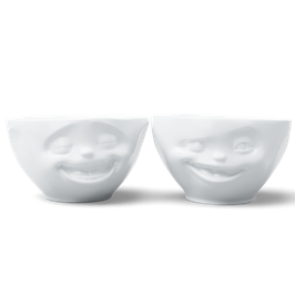 BOWL SET MEDIUM NR 4 'LAUGHING & WINKING' 200 ML - TASSEN