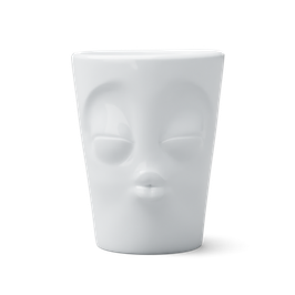 BEKER MET HANDVAT ''KISSING' - TASSEN *NIEUW*