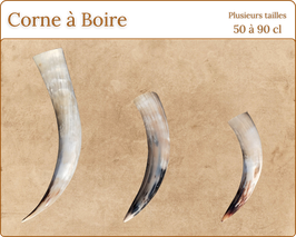 Corne à Boire - 50 à 90 cl