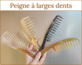 Peigne à larges dents