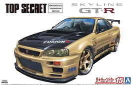 Nissan Skyline GT-R R34 Top Secret (2002) - Aoshima 059845