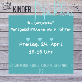 Nähkurs "Kulturtasche" für Fortgeschrittene