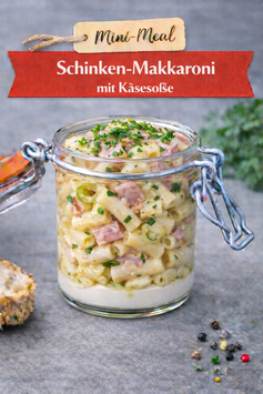 Schinken-Makkaroni mit Käsesoße