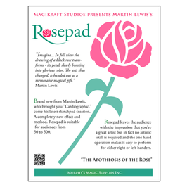 The Rose Pad (complete kit) / ローズ パッド（マーティン ルイス製）by Martin Lewis【本体＋演技11回分】