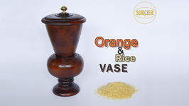 Orange and Rice Vase / オレンジ＆ライス ベース