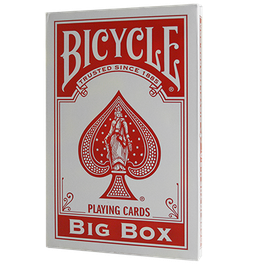 Jumbo Bicycle Cards (Red) / ジャンボ バイシクルカード（赤）