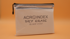 Acro Index Dry Erase アクロ インデックス（ホワイトボード フラップ完成品）【5x8inch ステージサイズ6枚＋短冊ケース】
