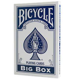 Jumbo Bicycle Cards (Blue) / ジャンボ バイシクルカード（青）