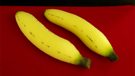 スポンジ イミテーション【バナナ（中サイズ2本）】 / Sponge Imitation Series - Bananas(medium 2pcs)