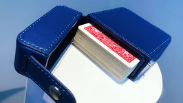 MAZE Leather Card Case / メイズ レザー カードケース【青】
