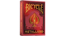 Bicycle® MetalLuxe (Red) / バイシクル メタル ラグゼ デック（レッド）