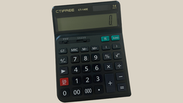 Electricks Quantum Calculator / エレクトリックス クォンタム カリキュレーター（スパイ計算機）【黒】