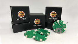 Magnetic Poker Chip Set / マグネティックポーカーチップ（緑：レギュラー３枚付）【タンゴ社製】