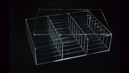 アクリル製 デックラック（２４個収納）/ Carat XDR24 Deck Rack (24 Decks)【フタ付】