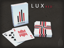 Metropol LUX (red) Playing Cards / メトロポール・ラックス（赤）デック