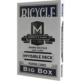 Jumbo Invisible Deck Bicycle (Blue) / ジャンボ・インビジブル・デック（バイシクル青）