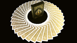 Bicycle® MetalLuxe Limited Edition (Gold) / バイシクル・メタルラグゼ デック（ゴールド）