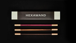 安定 六角ウォンド（ヘキサウォンド）/ Hexawand Walnut (Brown) Wood