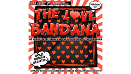 LOVE BANDANA -RED / ラブ バンダナ（ハート模様 出現/消失）【赤色】