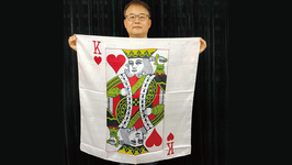 King Card Silk (36 inch) / ハートK カード シルク（90cm角）