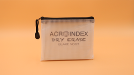 Acro Index Dry Erase アクロ インデックス（ホワイトボード フラップ完成品）【3x5inch 小6枚＋短冊ケース】