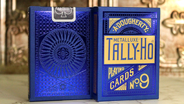 Tally Ho (Circle) MetalLuxe Playing Cards / タリホー メタルラグゼ デック【青】
