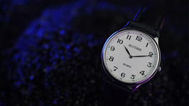 Infinity Watch V3 - Silver Case White Dial / インフィニティ ウォッチV3【銀フチ（白文字盤）】＋【ペン形リモコン】