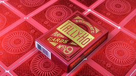 Tally Ho (Circle) MetalLuxe Playing Cards / タリホー メタルラグゼ デック【赤】