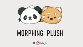 Morphing Plush (Panda to Raccoon) / モーフィング プラッシュ（リバーシブル ぬいぐるみ）【通常サイズ（パンダ⇔ラクーン）】