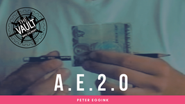 A.E.2.0 / 鉛筆 紙幣貫通 by Peter Eggink