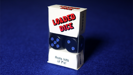 Loaded Dice (Weighted, Wood, Black) / イカサマ ダイス（重り入り 木製 黒）
