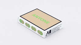 Beige/Green Cap Logo ANYONE Playing Cards / ベージュ/グリーン キャップ ロゴ エニワン デック