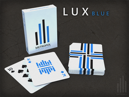 Metropol LUX (blue) Playing Cards / メトロポール・ラックス（青）デック