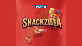 Snackzilla Spicy / スナックジラ スパイシー（16倍 巨大化菓子袋）【赤】