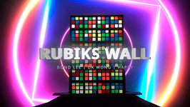 RUBIKS WALL / ルービック ウォール（奇跡の合体ピクトアート）【コンプリート セット（24マス棚１つ）】