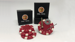 Magnetic Poker Chip Set / マグネティックポーカーチップ（青：レギュラー３枚付）【タンゴ社製】