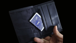 Mini Bombshell Wallet / ミニ ボムシェル ワレット（ジッパー封入型 本革ヒンバー）【ブラック スムース（なめらか表面】