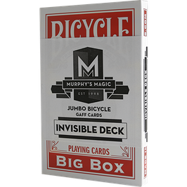 Jumbo Invisible Deck Bicycle (Red) / ジャンボ・インビジブル・デック（バイシクル赤）